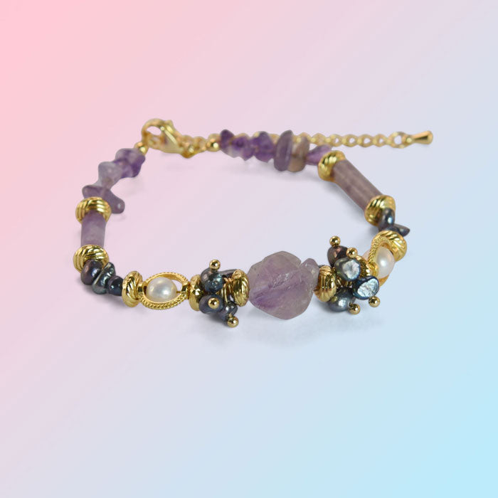 Lilac Gem Bracelet