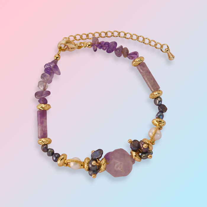 Lilac Gem Bracelet