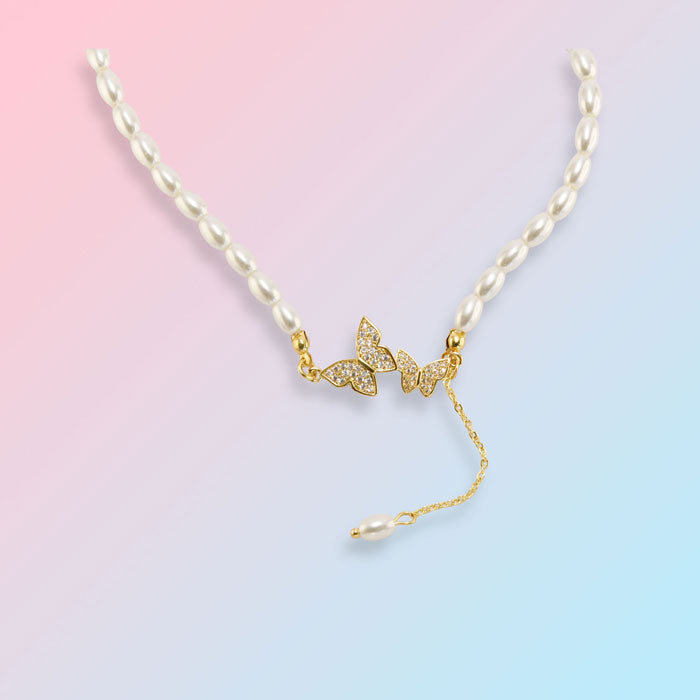 You Give Me Butterflies Necklace