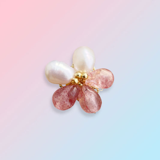 Pink Flora Ring